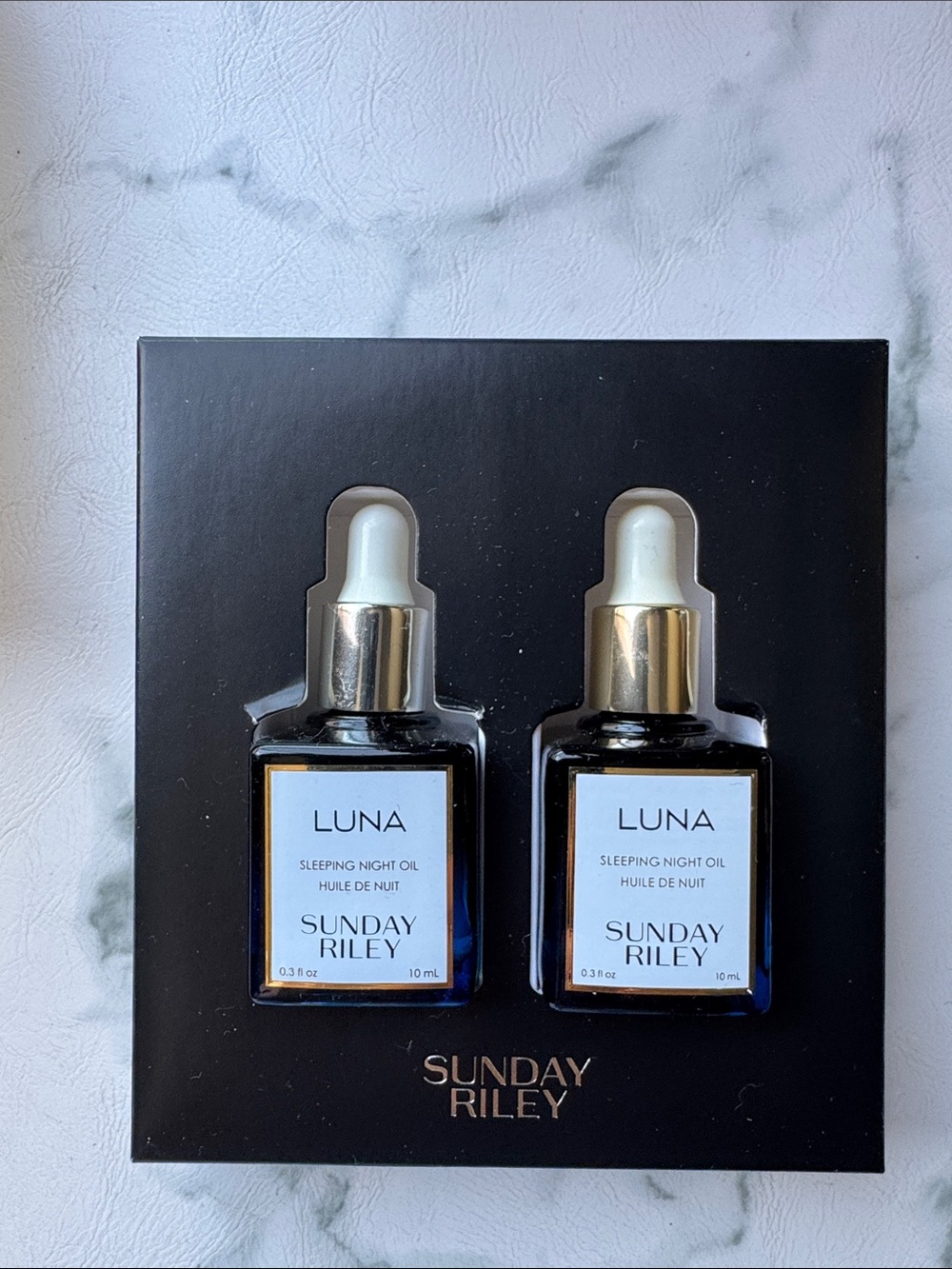 Sunday Riley Luna Sleeping Retinoid Night Oil set of 2x10ml New